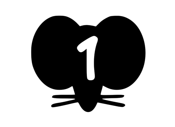 Cute Cartoon Mouse Graphics for Local Business Crafts