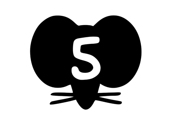 Cute Cartoon Mouse Graphics for Local Crafts Branding