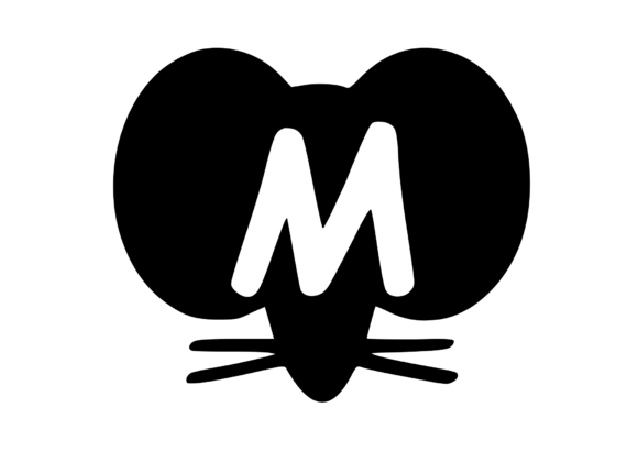Cute Cartoon Mouse with Mono M: Graphics & Crafts Review