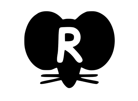 Cute Cartoon Mouse with Mono R: Graphics & Crafts Review