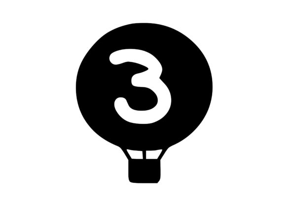 Hot Air Balloon with Mono 3: Graphics for Crafts