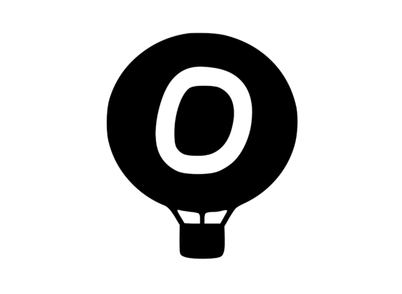 Hot Air Balloon with Mono O Graphics for Crafts