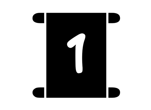 Old Scroll with Playful Mono 1: Graphics for Crafts