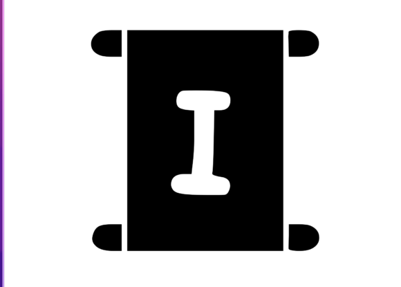 Old Scroll with Playful Mono I: Graphics for Crafts