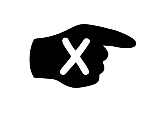 Pointing Hand with Playful Mono X: Graphics for Crafts
