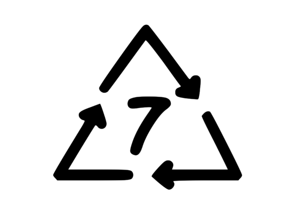 Recycle Symbol with Playful Mono 7: Graphics for Crafts