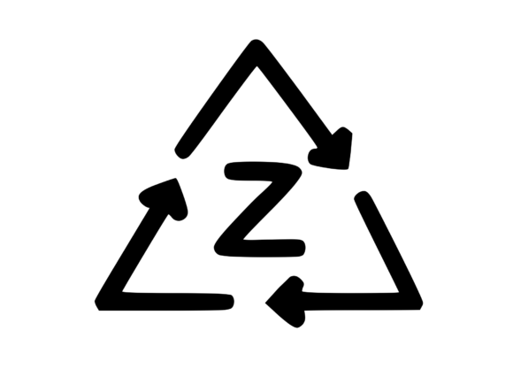Recycle Symbol with Playful Mono Z Review